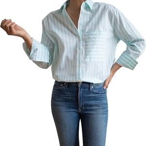 NWT AYR The Deep End 90s Green Striped XS